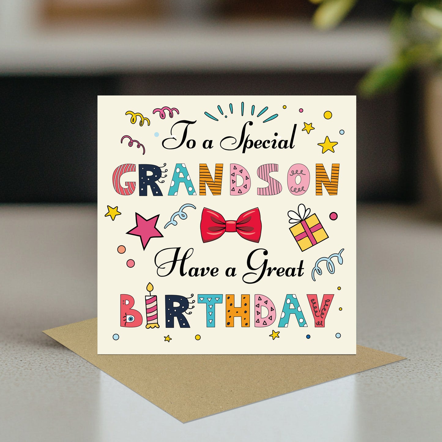 Grandson Birthday Card Happy Birthday Card For Grandson Age 3 5