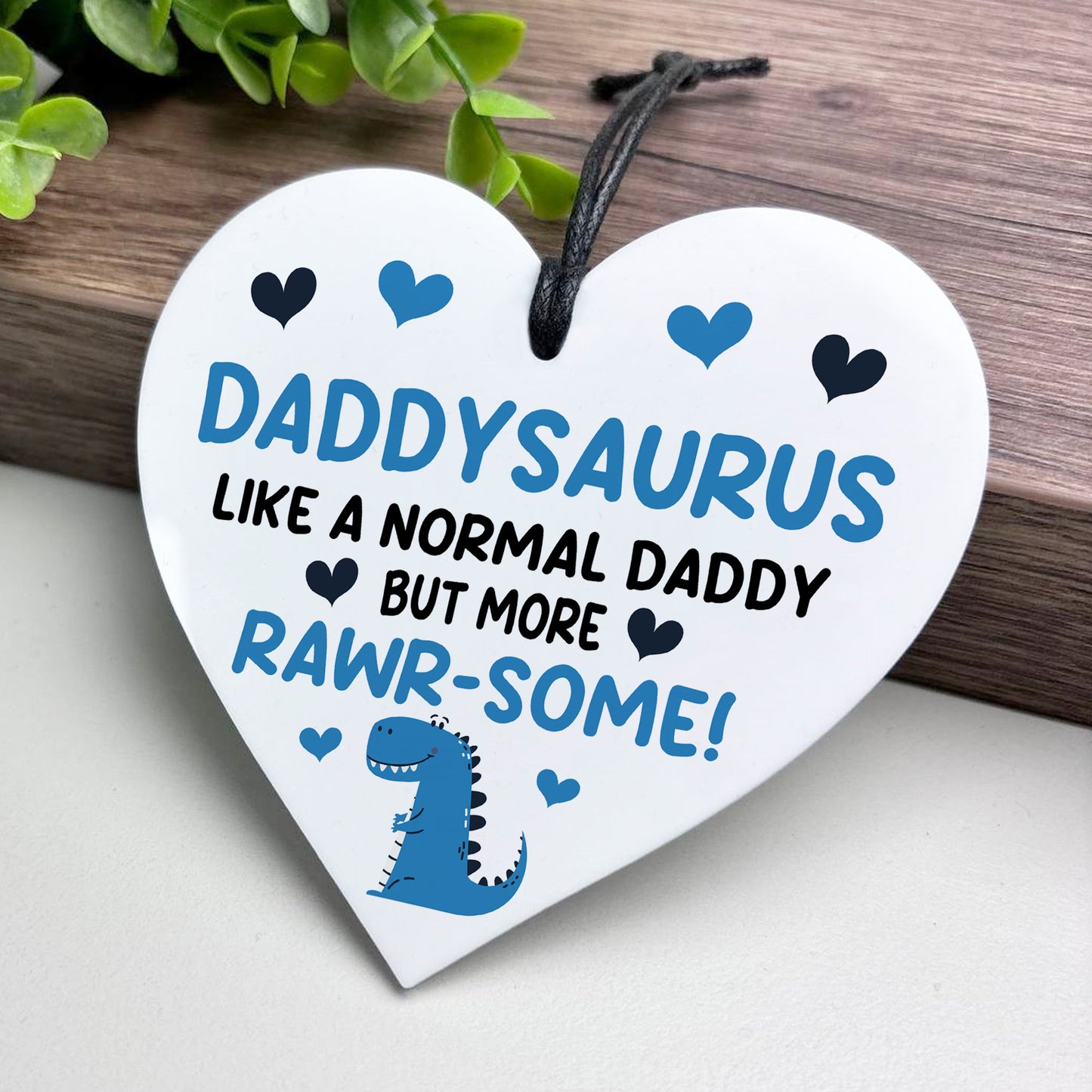 Funny Daddy Gifts Daddysaurus Plaque From Daughter Son Birthday