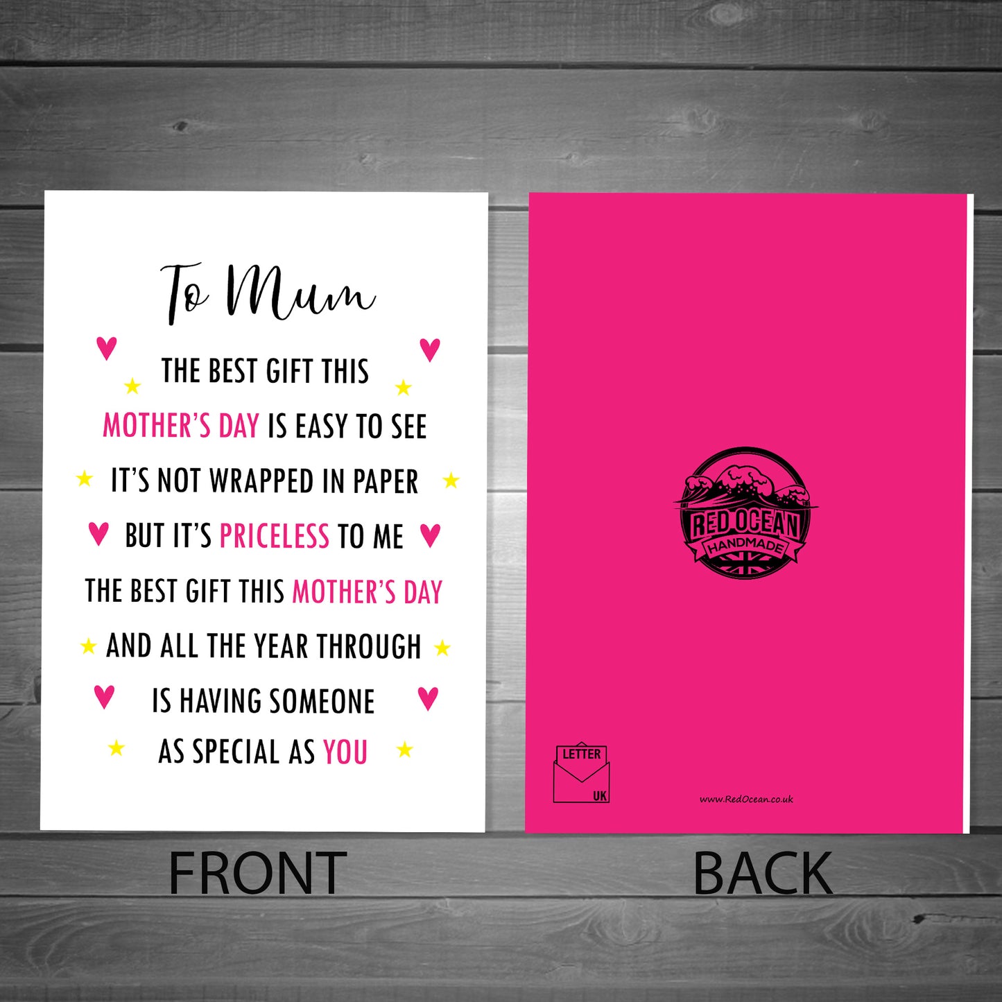 Mothers Day Card For Mum Cards For Her Mothers Day Card