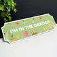 Garden Sign For Outside Garden Shed Gardener Patio Summer House