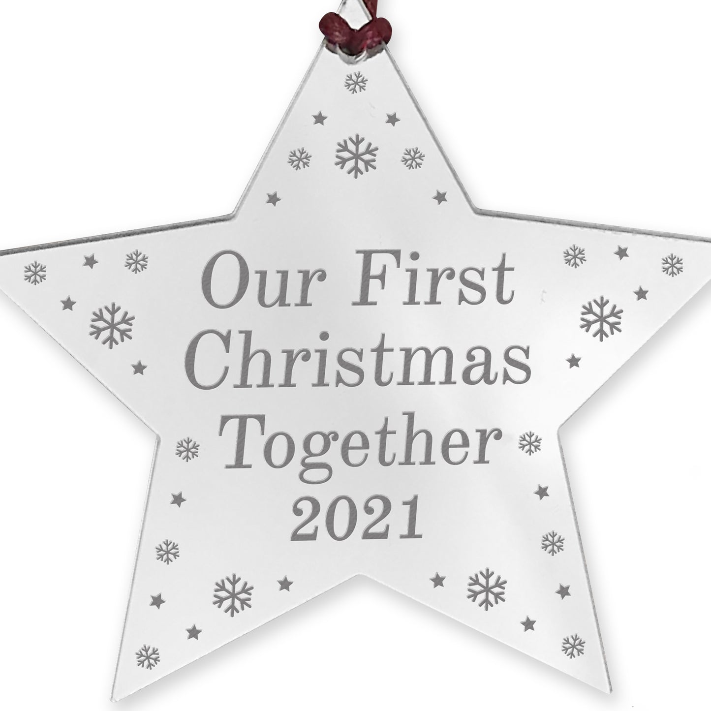 First Christmas Together Decoration Personalised Tree Decoration