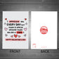 Funny Valentines Day Card Valentines Day Card For Him Her Card