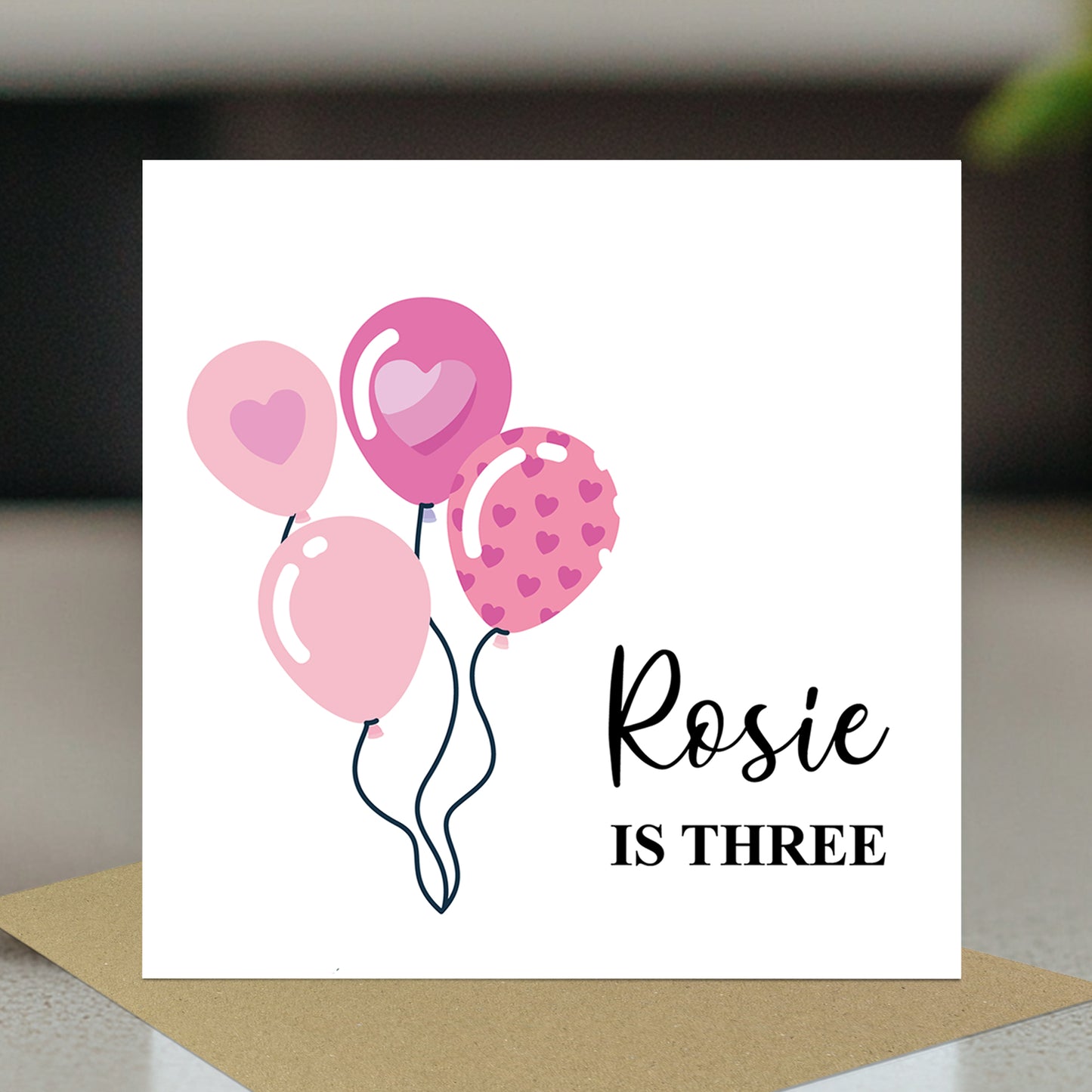 3rd Birthday Card For Daughter Granddaughter Niece Sister Kids