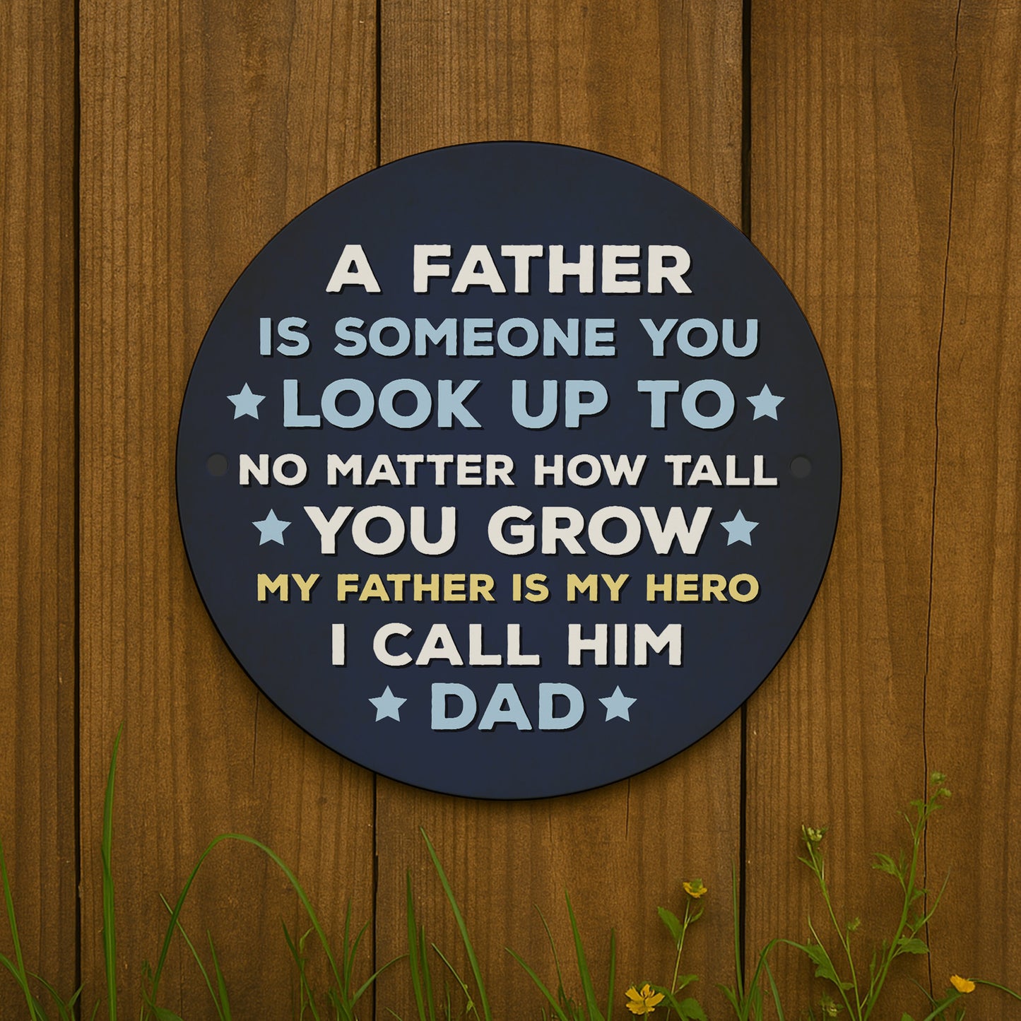 Gifts for Dad Hanging Acrylic Plaque Dad Birthday Gifts
