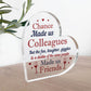 Gift For Colleague For Biirthday Christmas Acrylic Plaque Funny