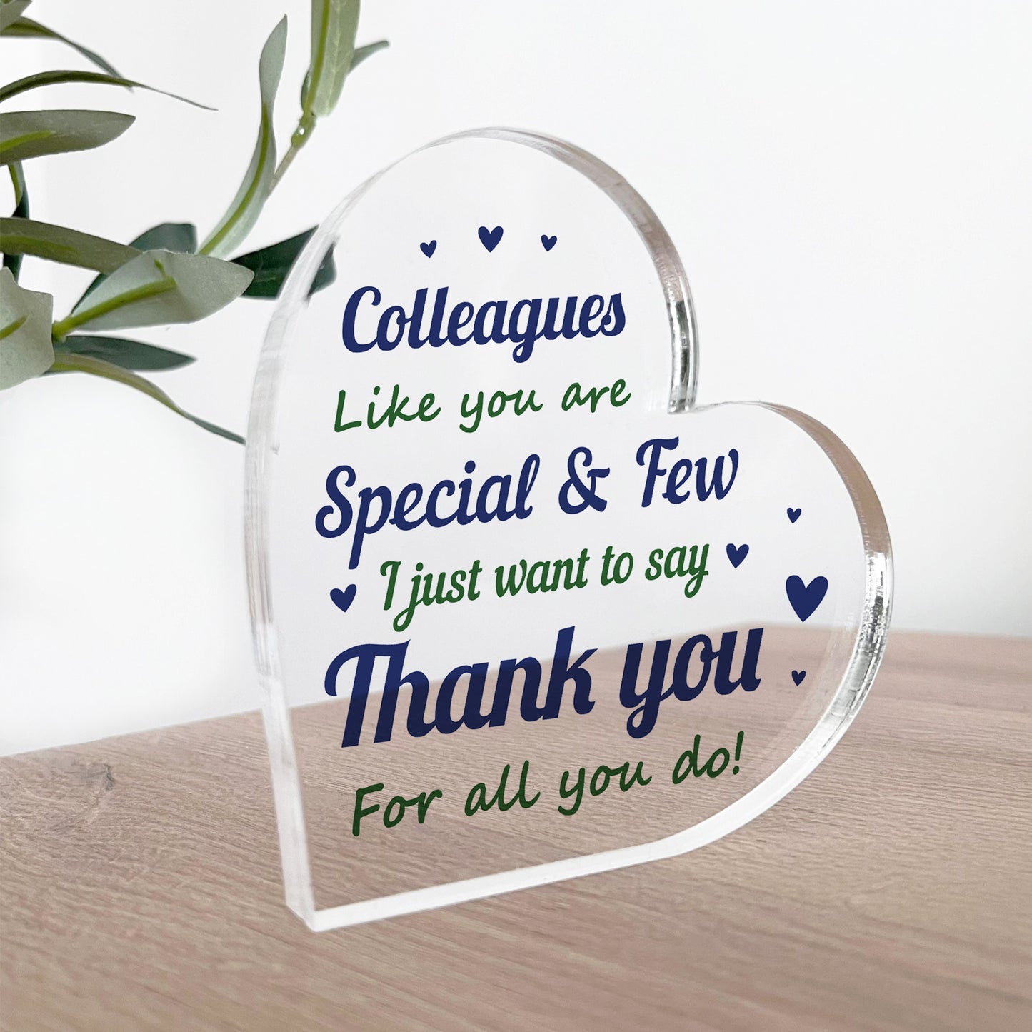 Gift For Colleague For Biirthday Christmas Acrylic Plaque