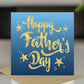 Card For Dad For Fathers Day With Envelope Included Gold Stars