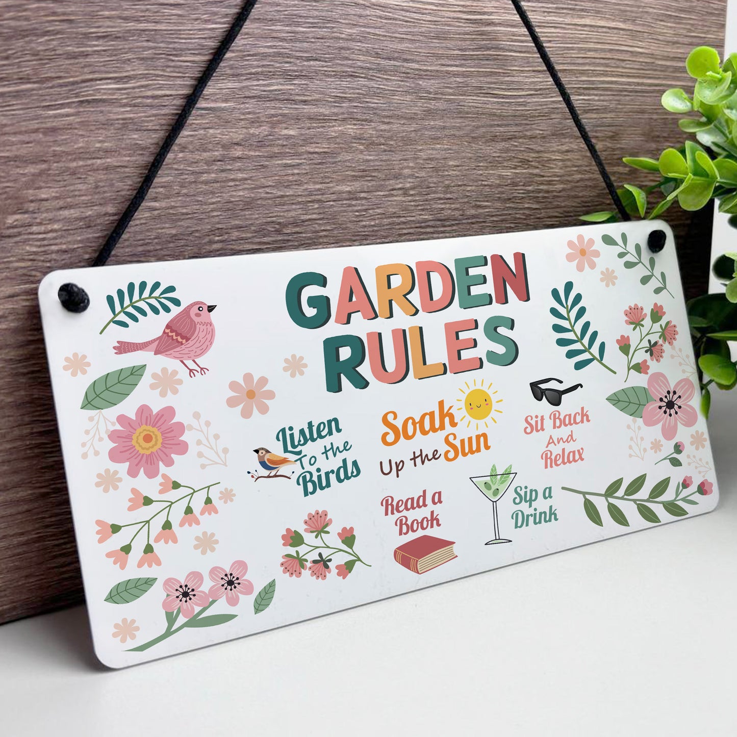 Garden Decoration Garden Signs For Outdoor Novelty Garden Rules
