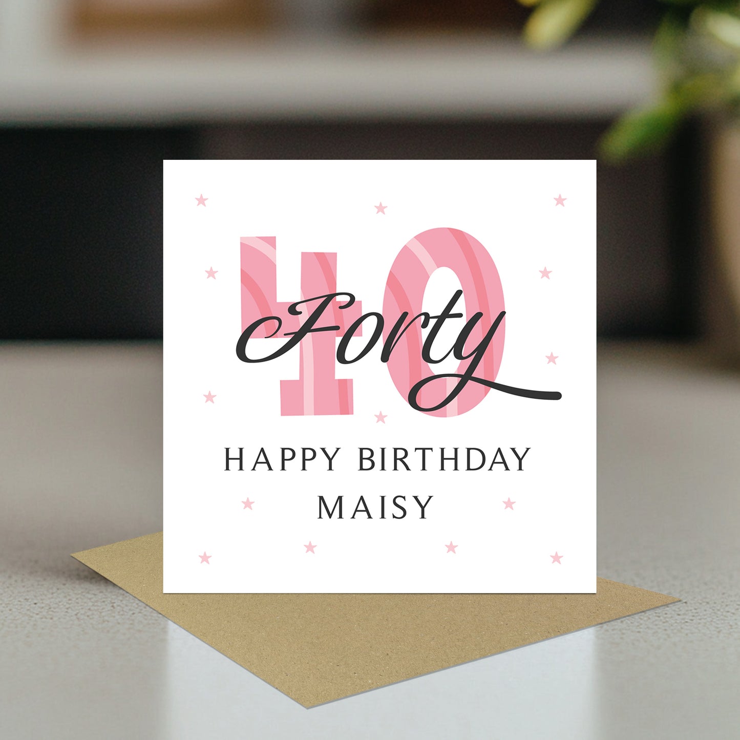 Personalised 40th Birthday Cards For Women Mum Auntie Nan