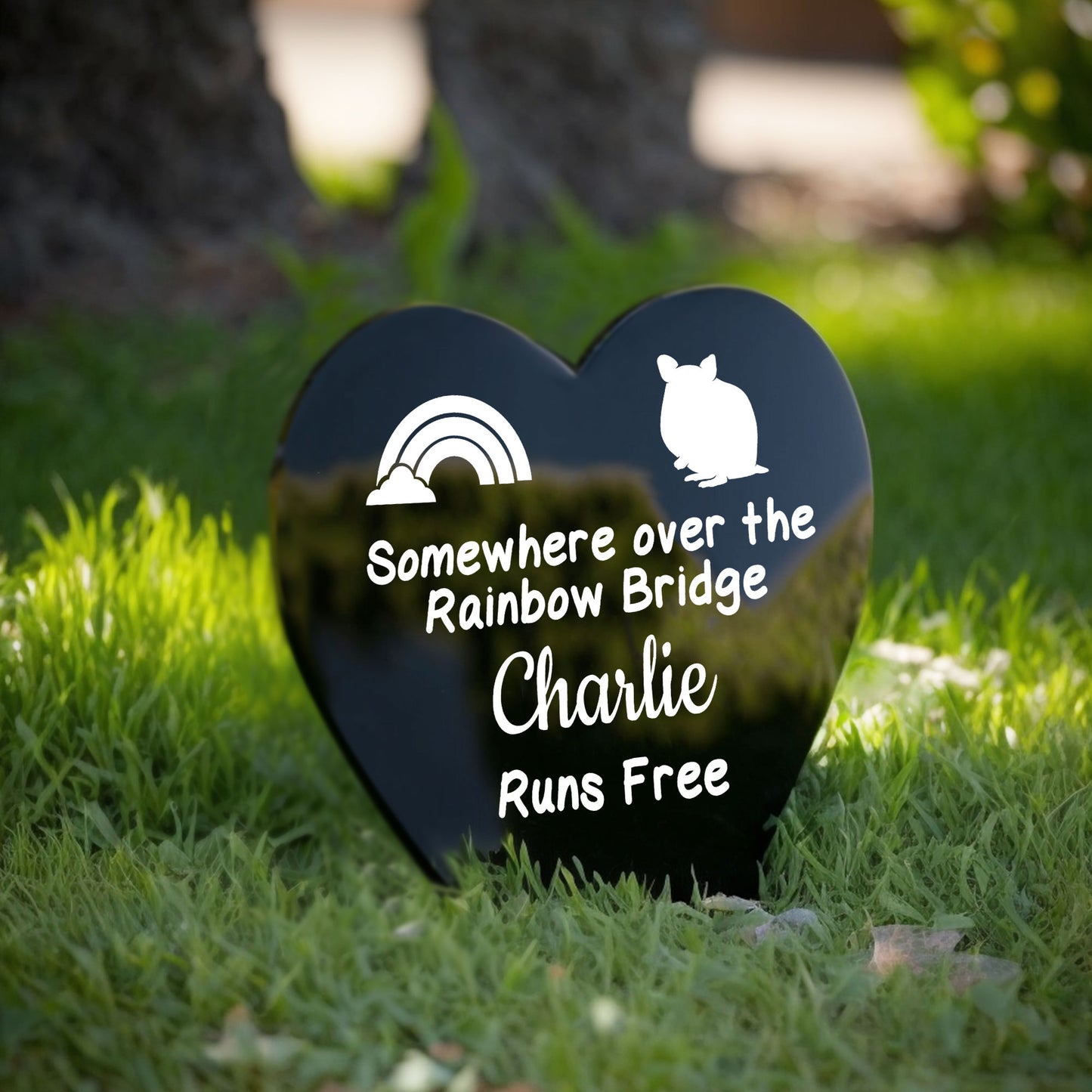 Personalised Gerbil Memorial Plaque Grave Stake Custom Pet Name