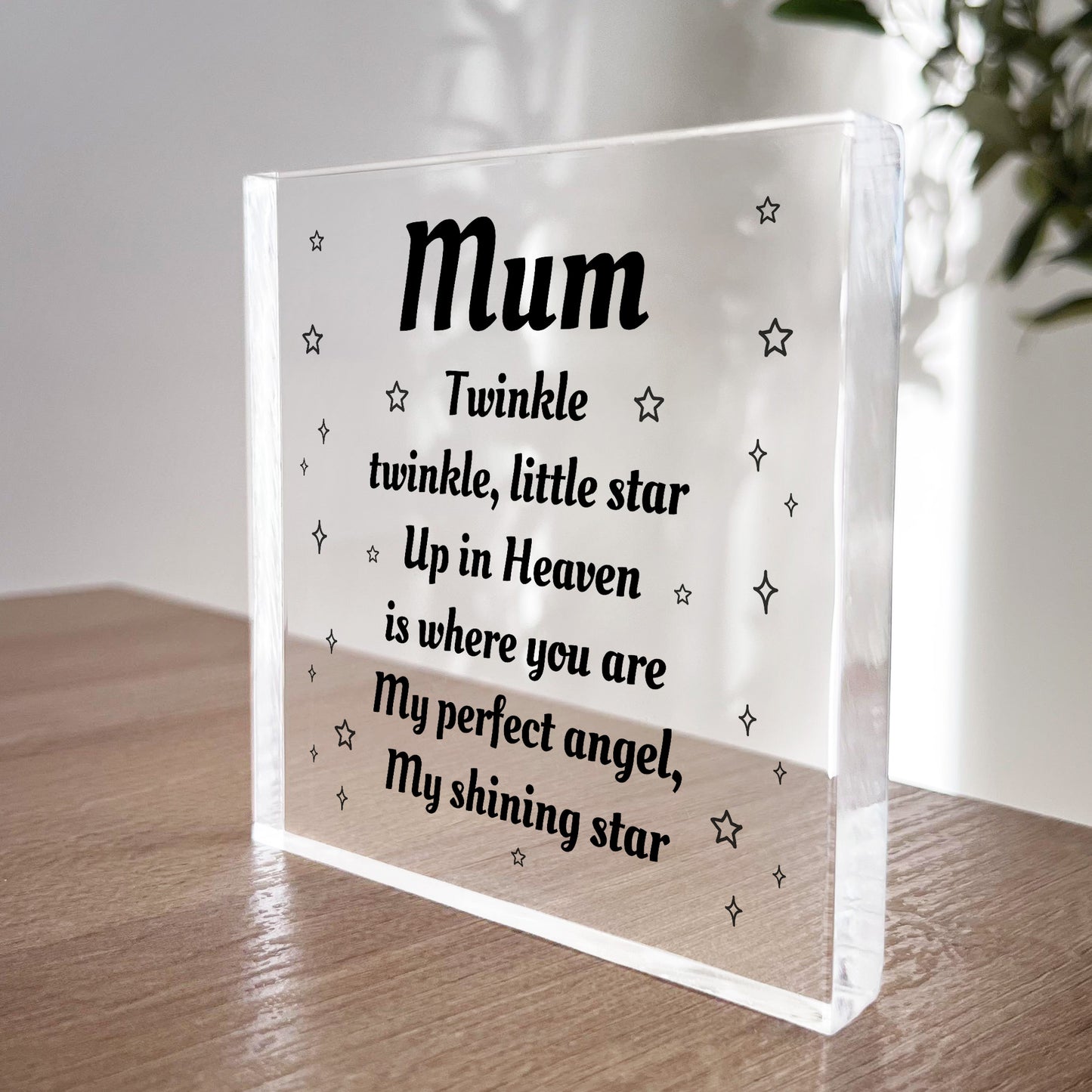 Mum Memorial Plaque For Mothers Day Birthday In Memory Plaque