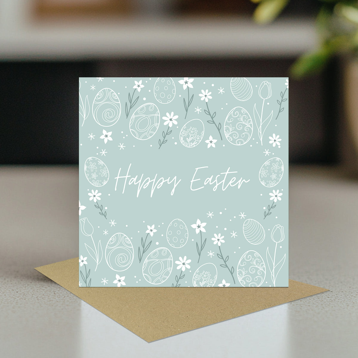 Easter Card, Bunny Easter Card, Card For Easter, Easter Wishes