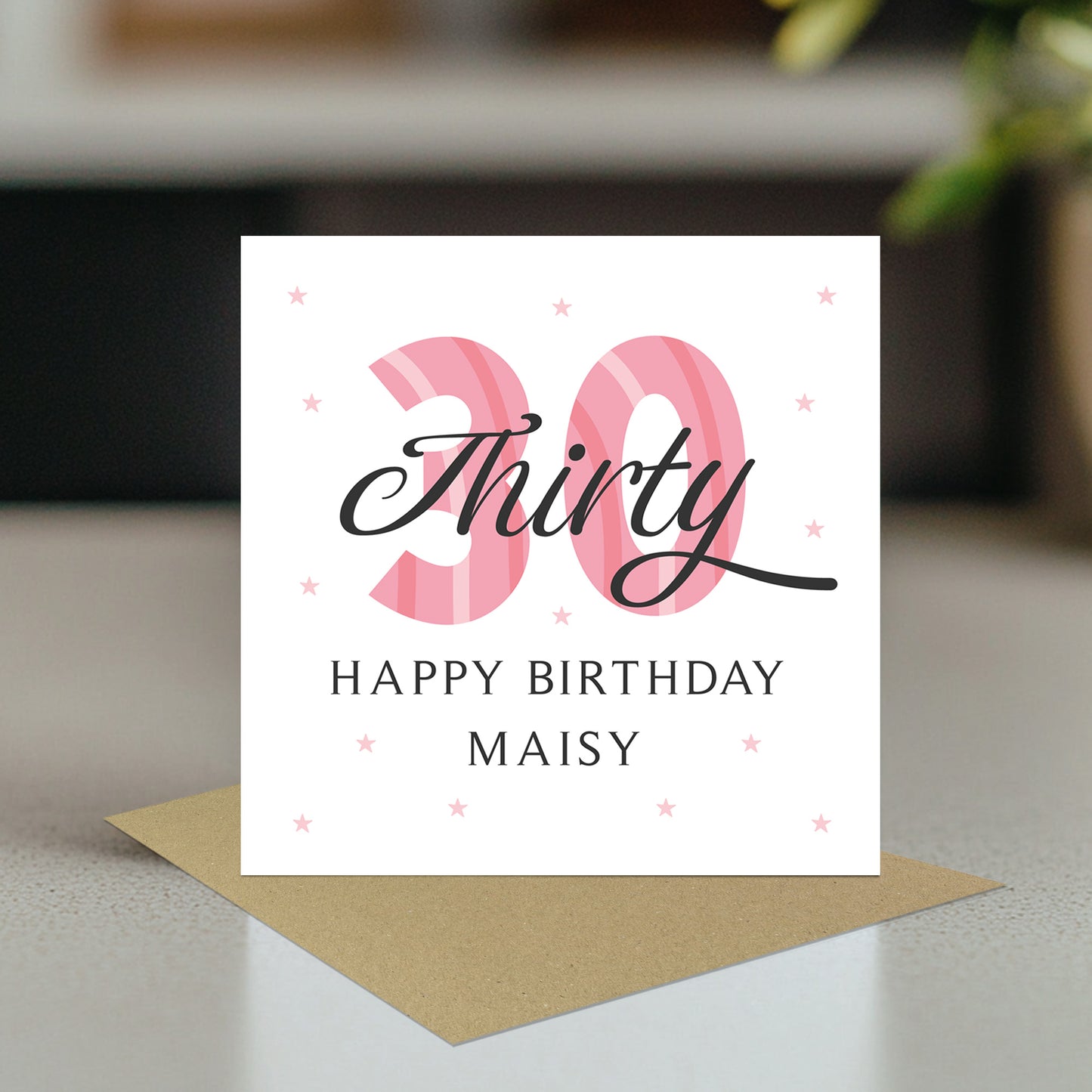 Personalised 30th Birthday Cards For Women Mum Auntie Daughter