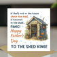 Funny Humour Fathers Day Card For Dad From Daughter Son Kids
