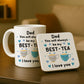 Dad Mug and Coaster Gift From Daughter Father and Daughter Gifts