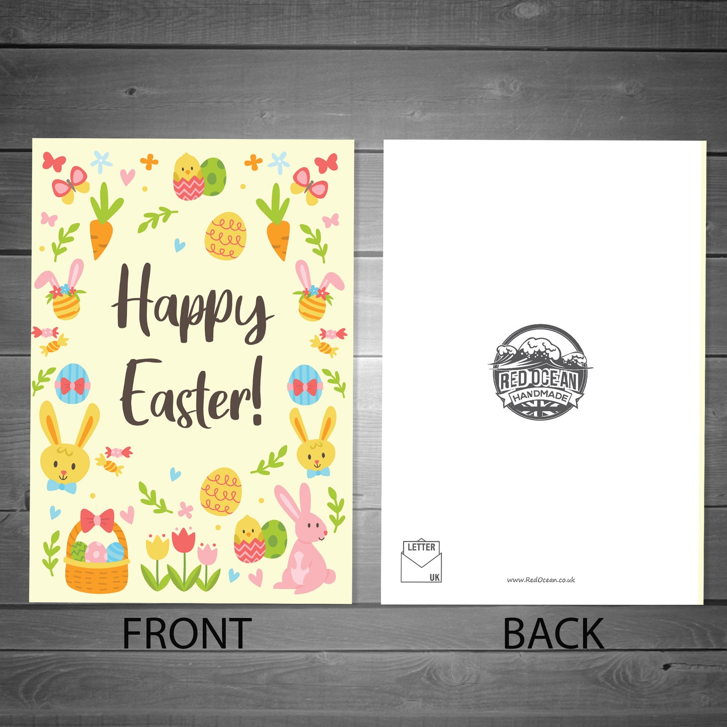 Easter Card Happy Easter Greetings Card For Kids Children