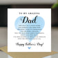 Amazing Dad Fathers Day Card From Daughter Happy Father's Day