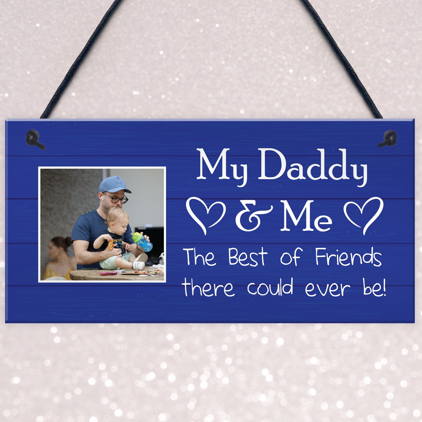 My Daddy And Me Plaque Gift For Daddy For Birthday Christmas