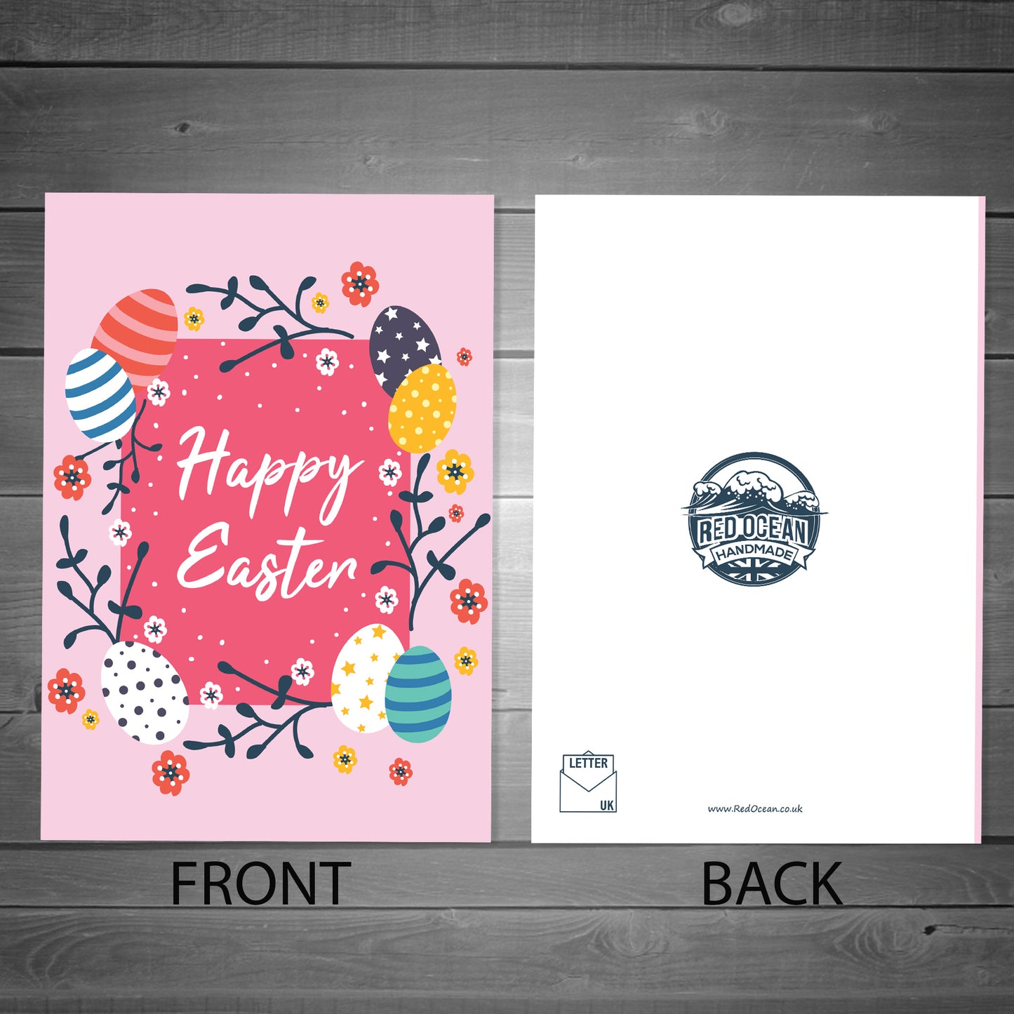 Happy Easter Greetings Card For Kids Children Students Teacher
