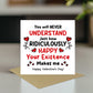 Romantic Valentines Card Your Existence Makes Me Happy