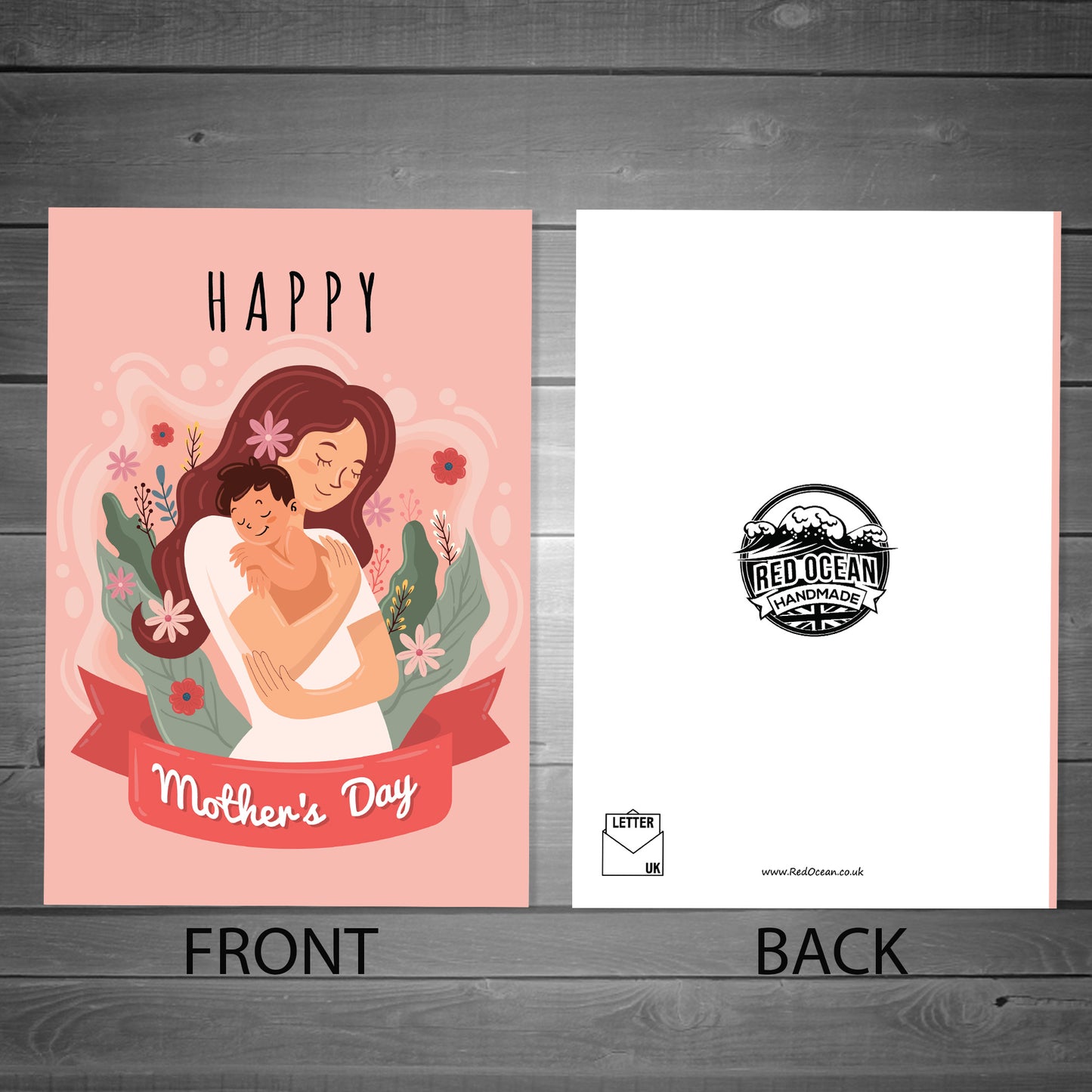 Mothers Day Card From Daughter, Mothers Day Card With Envelope
