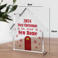 New Home Gift First Christmas in New Home Decoration Acrylic