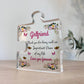 Girlfriend Birthday Gifts Standing Plaque Keepsake Christmas