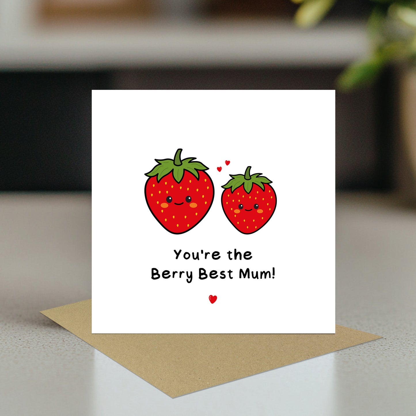 Mothers Day Card, Youre The Berry Best Mum Card, Card For Mum
