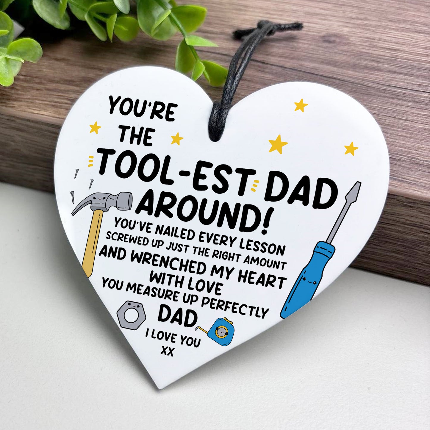 You Are The Toolest Dad Gift For Birthday Fathers Day Heart