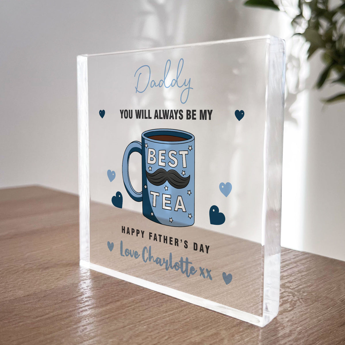 Daddy Gift For Fathers Day From Son Daughter Personalised Plaque