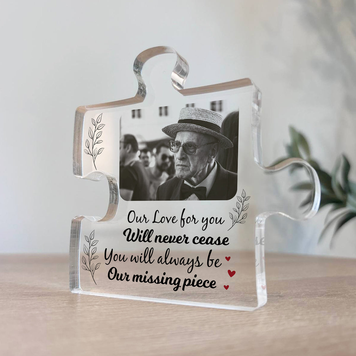 Missing Piece Memorial Gift For Mum Dad Nan Nanny Grandad