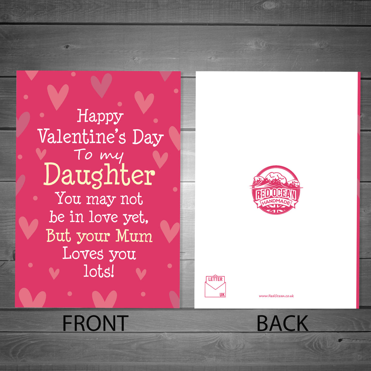 Valentines Day Card For Daughter Love Card From Mum Daughter