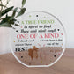 Gift For Best Friend BFF True Friend Gift Acrylic Plaque
