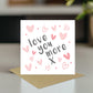 Valentines Day Card For Him Her, Love You More Card, Anniversary