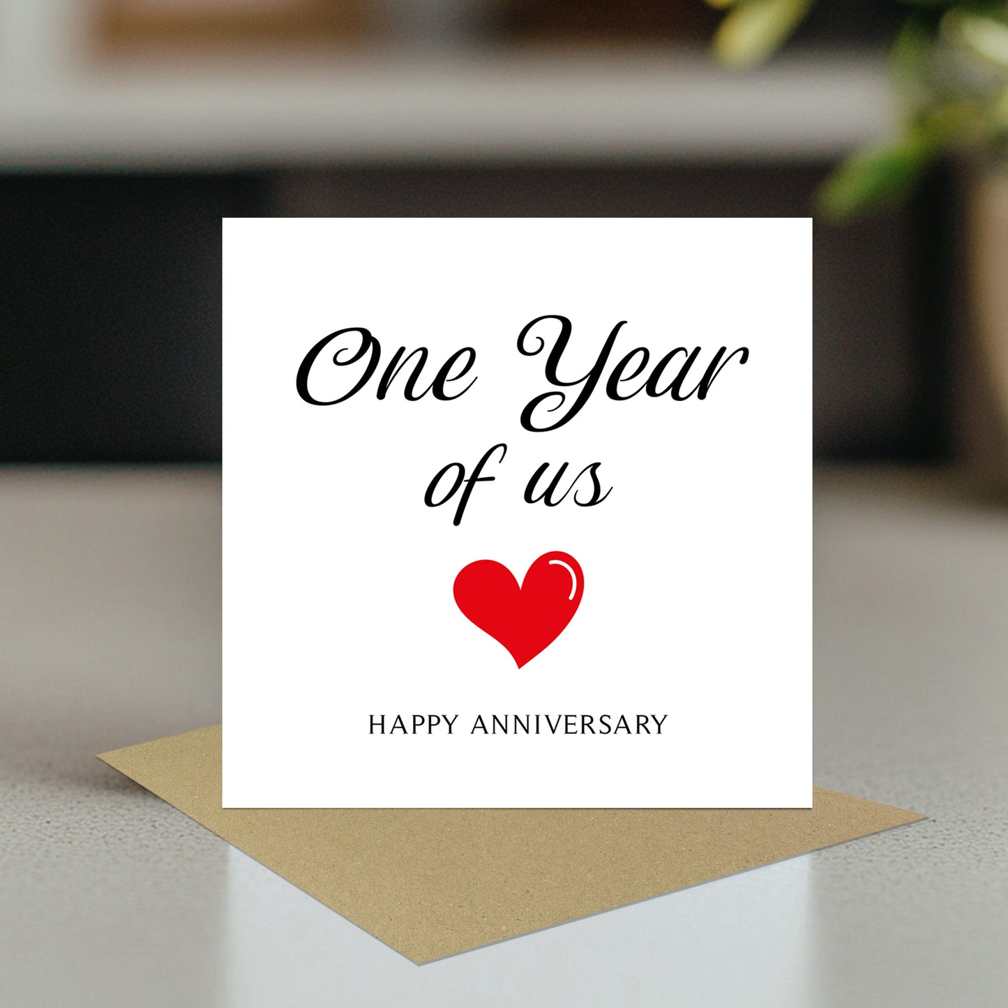 1st Anniversary Card For Husband Wife Boyfriend Girlfriend