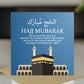 Hajj Kaaba Card Umrah Mubarak Dua Blessings Muslim Islamic Cards