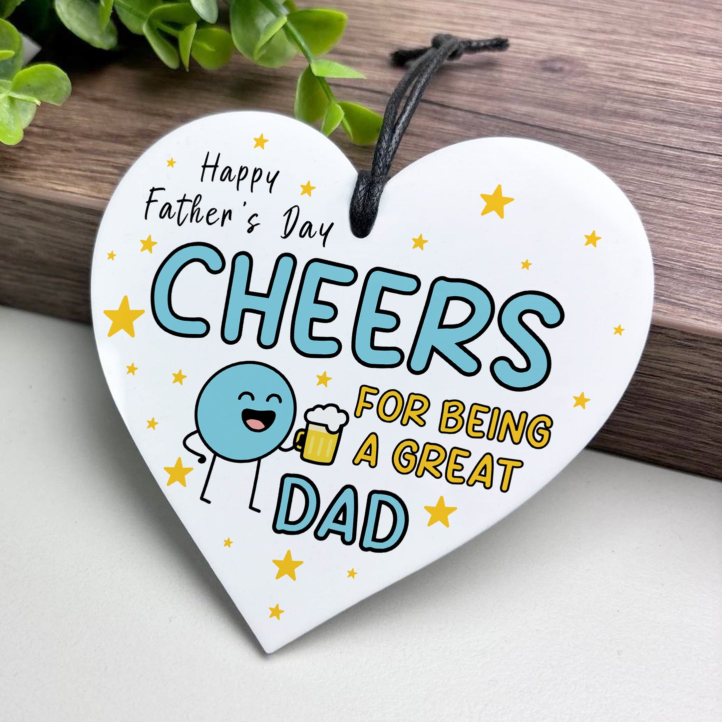Funny Fathers Day Gift For Dad Cheers For Being A Great Dad