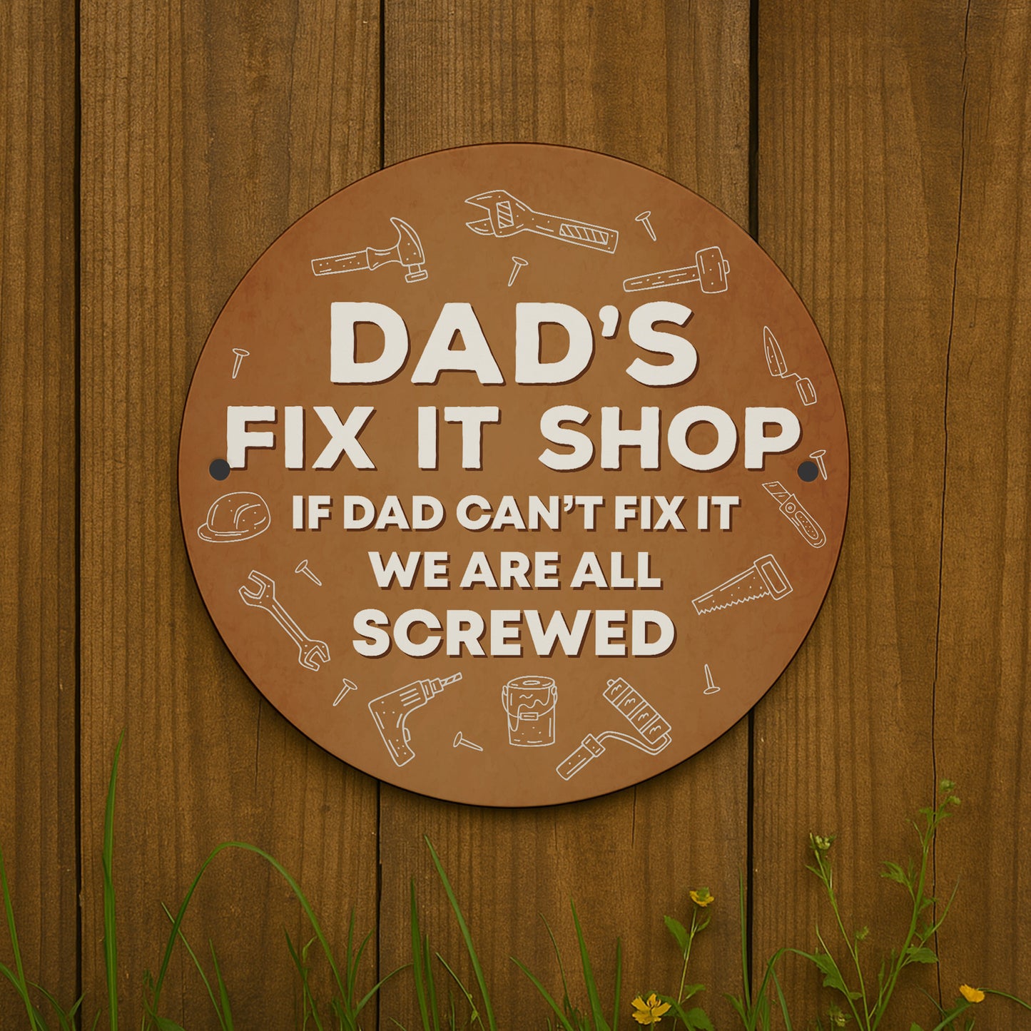 Funny Gift For Dad For Birthday Fathers Day DADS FIX IT SHOP