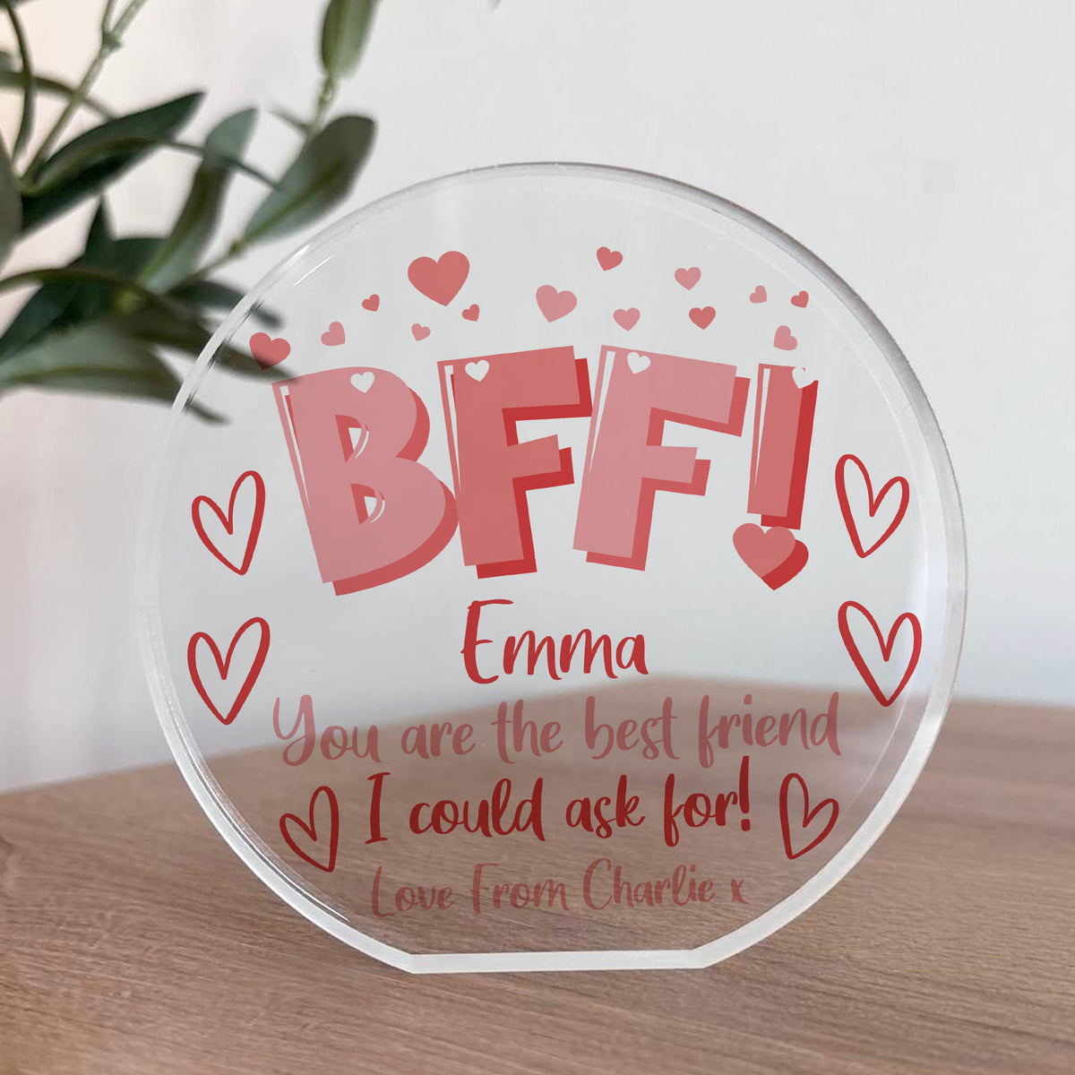 Gift For BFF Gifts Personalised Gift For Best Friend Friendship