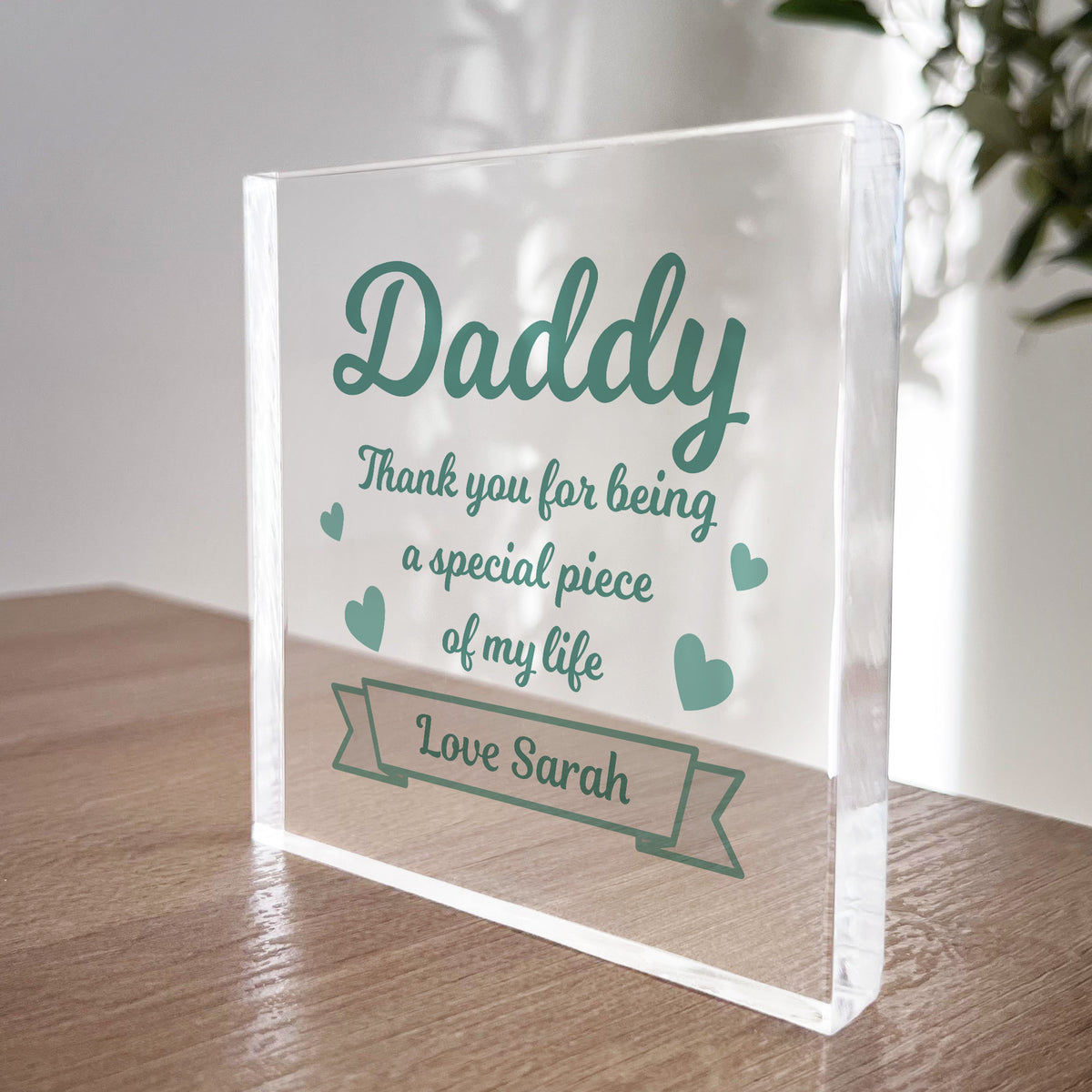 Personalised Daddy Thank You Special Gift For Him Fathers Day