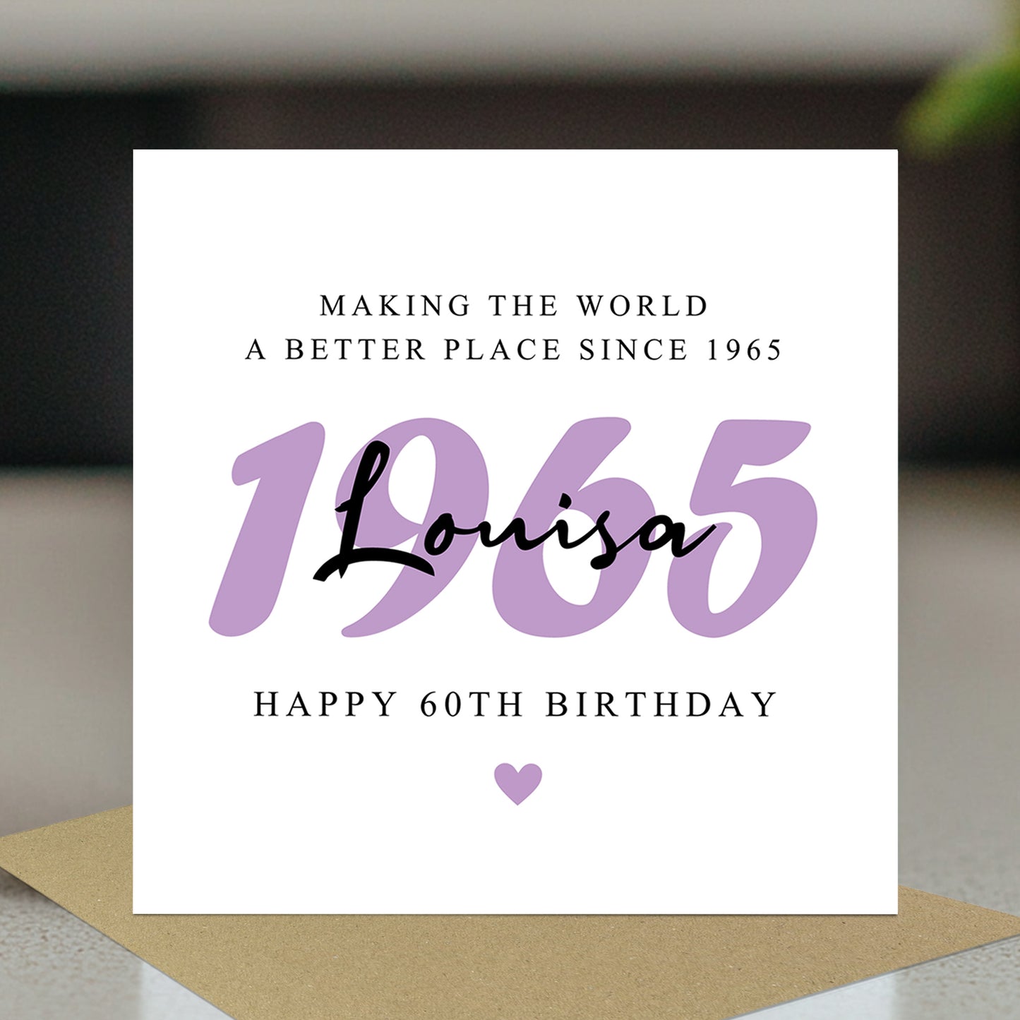 Personalised 60th Birthday Card For Mum Nan Nanny Grandma