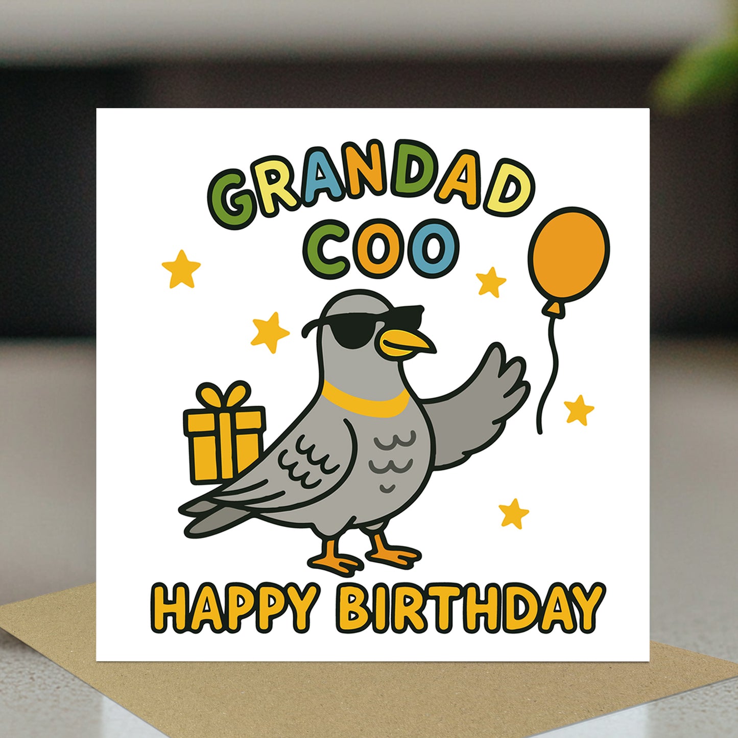 Funny Card For Grandad For Birthday GRANDAD COO Card