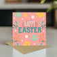 Easter Card, Pink Easter Card, Card For Easter, Easter Wishes