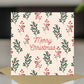 Merry Christmas Greetings Card Kraft Envelope Christmas Card