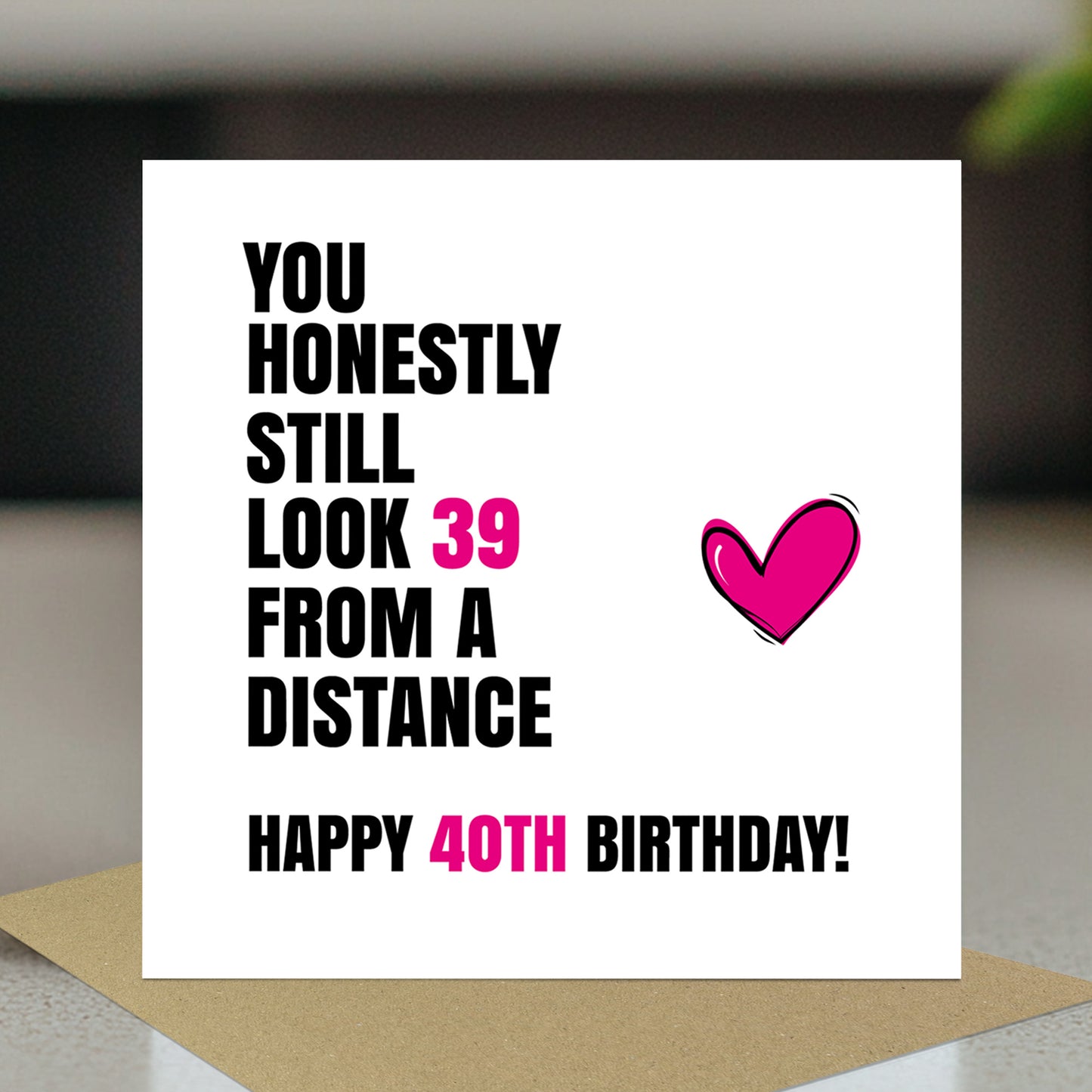 Funny 40th Birthday Card For Women Cards For 40th Birthday