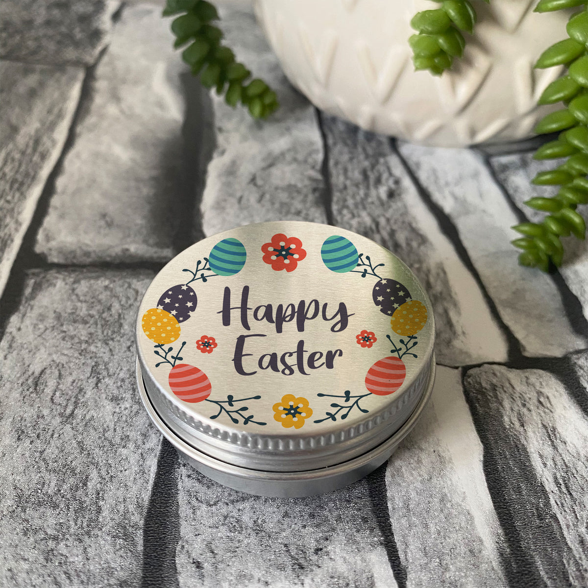 Metal Sweet Tin Gift For Easter Happy Easter Gift For Kids Child