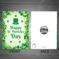 Happy St Patricks Day Greetings Card Irish Day Card For Friends