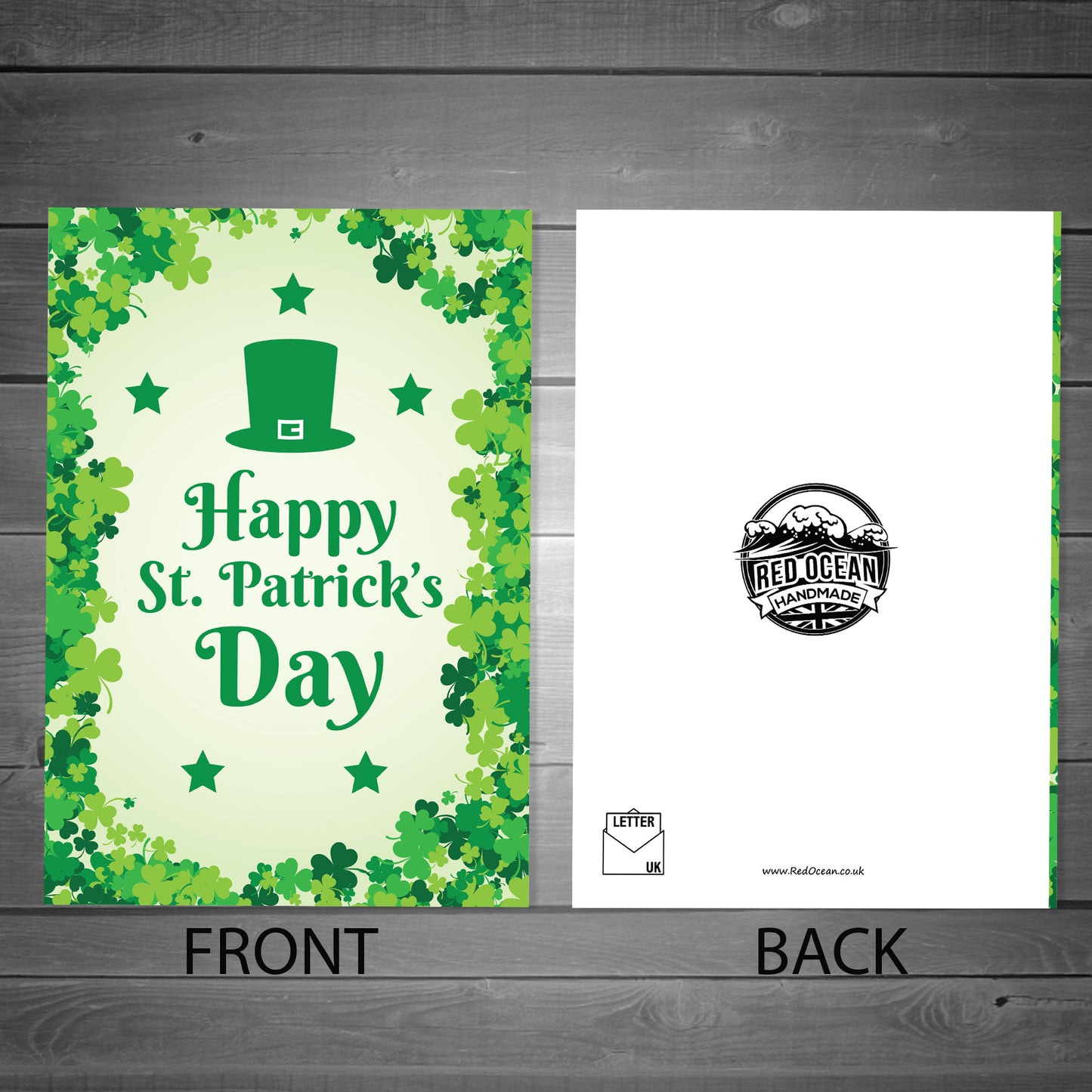 Happy St Patricks Day Greetings Card Irish Day Card For Friends