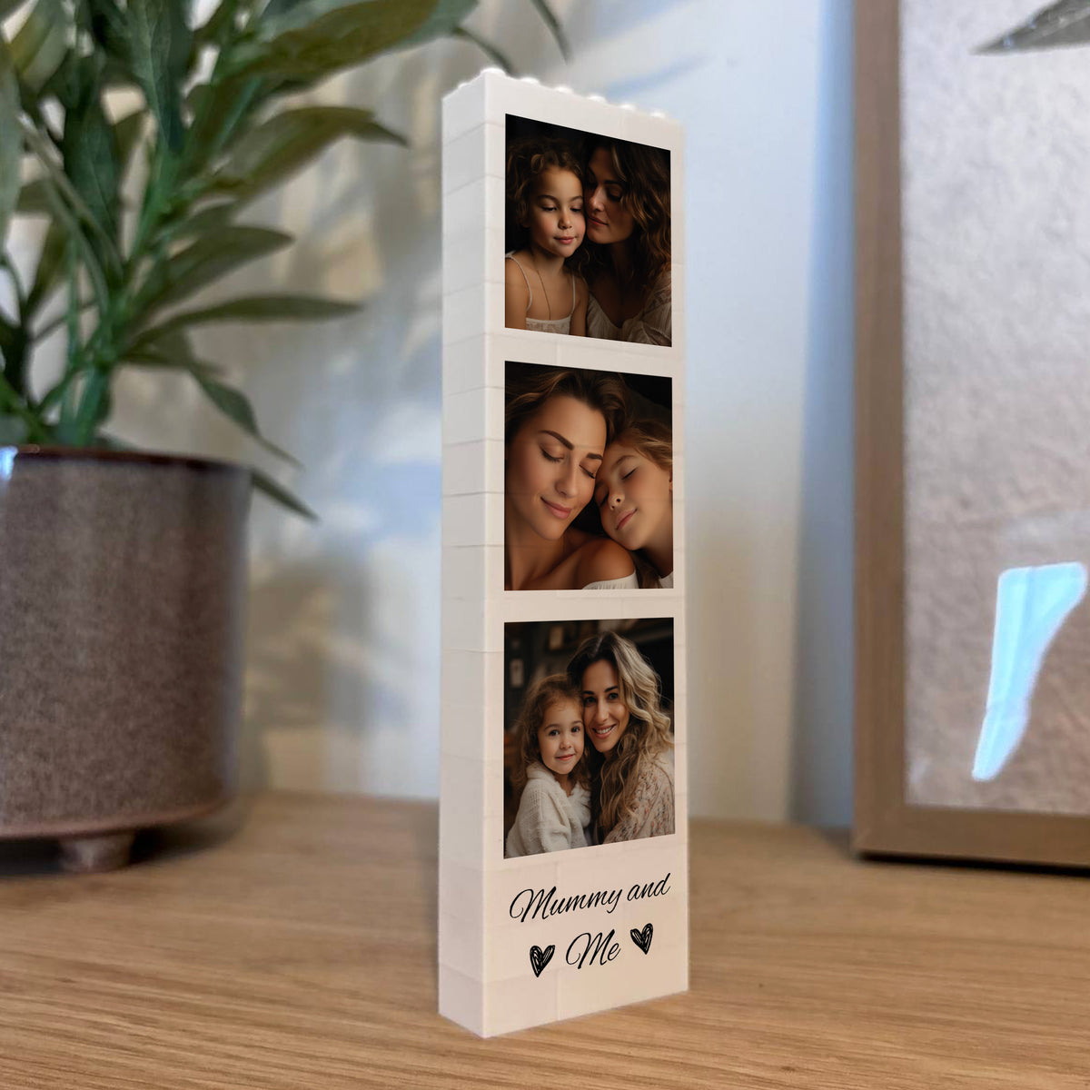 Personalised Mummy And Me Photo Block Photo Collage Daughter