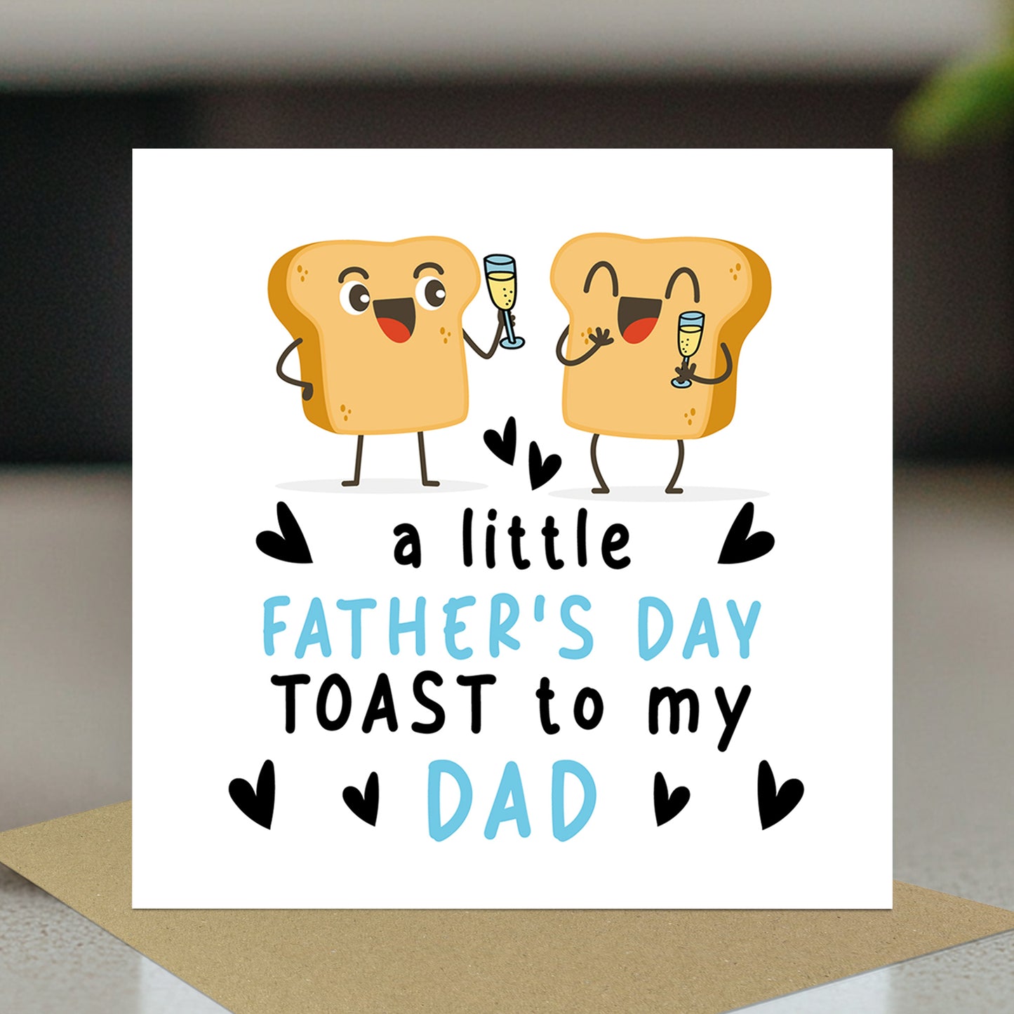 Fathers Day Novelty Card For Dad Happy Father's Day Card